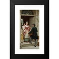 thumbnail image 2 of Edmund Blair Leighton 11x18 Black Modern Framed Museum Art Print Titled - Ribbons and Laces for Very Pretty Faces (1902), 2 of 5