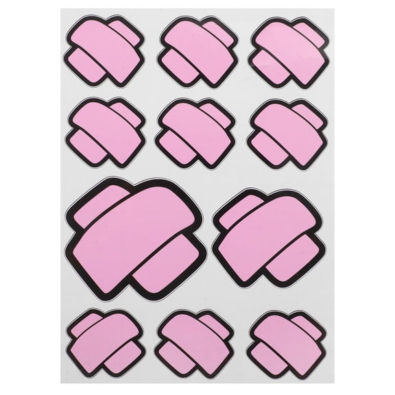 Raindrops 11-Piece Car Bandage Stickers Decals for Vehicle Doors and