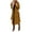 Khaki, variant on Wyzesi Winter Trench Coat Women Petite Women's Wool Coat Blouse Thin Coat Trench Long Jacket Ladies Slim Long Belt Elegant Overcoat Outwear Womens Coat Medium Warm Jacket For Women Winter Work