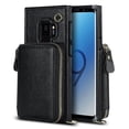 thumbnail image 1 of Funda tipo cartera para Samsung S9 con tarjetero y correa para el hombro para mujer, 1 of 5