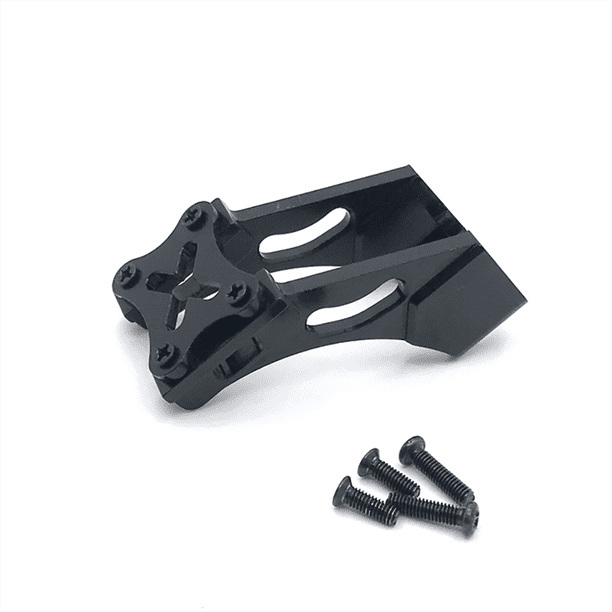 Control remoto modelo de coche vehículo ala trasera soporte de fijación juguetes herramientas de reparación de bricolaje conjunto de piezas de repuesto reemplazo para WLtoys negro Inevent FN001451-06
