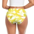 thumbnail image 4 of Women's Underwear Light Yellow Leaves Hipster Panties Underwear for women, Small, 4 of 9