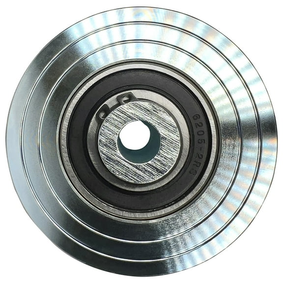3.5 Inch V-Groove Gate Wheel Solid Steel V Track Caster Chrome