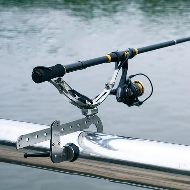 Fishing Rod Holder Adjustable Fishing Pole Rack Stand Folding Rod