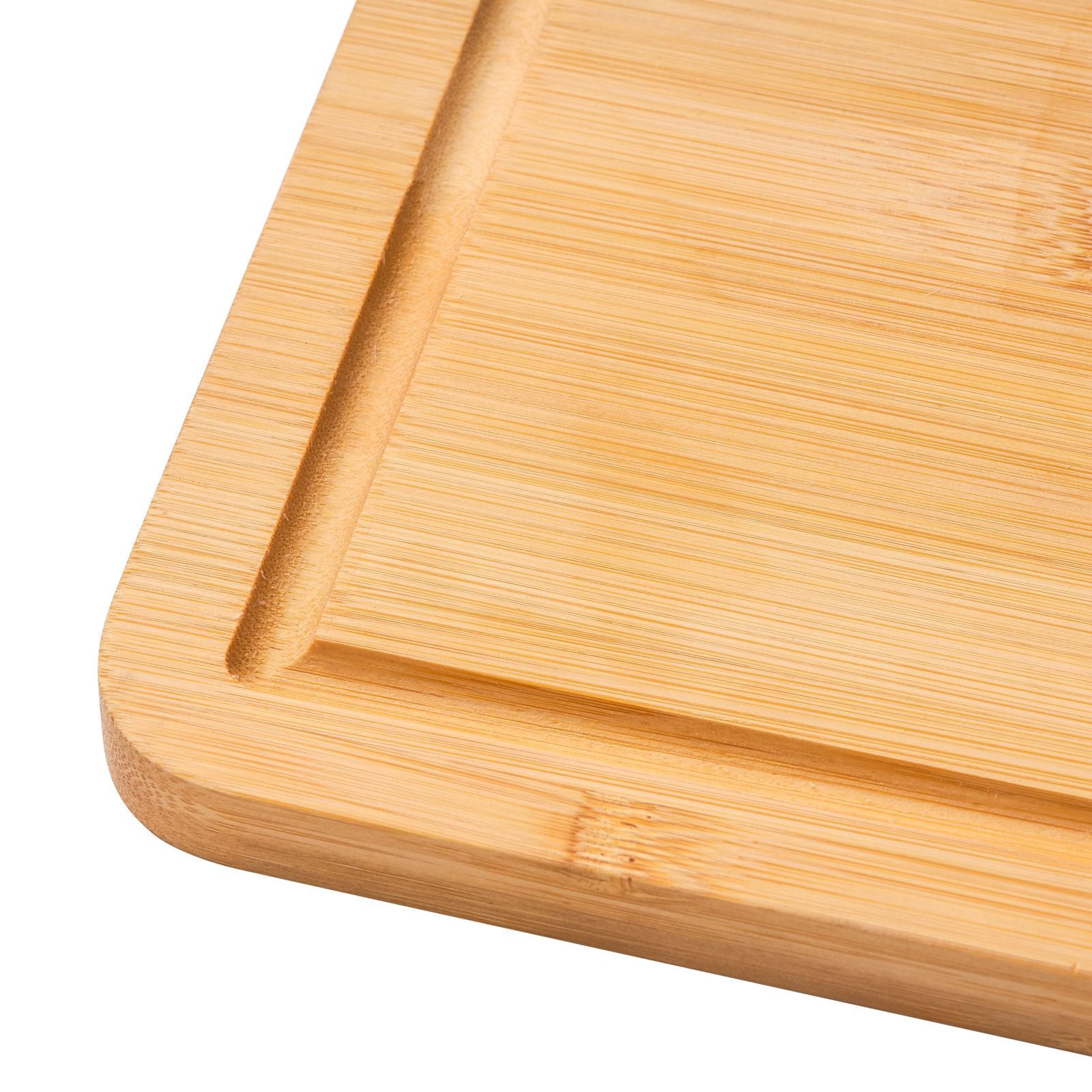 Cutting Board, 3 Pieces, Versatile Bamboo Cutting Board with Food-Grade Oil and Juice Groove,Sturdy & Durable Chopping Board with Built-in Handle, Fit for Display, Chopping & Serving