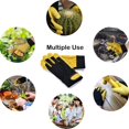 thumbnail image 2 of Guantes de jardinería de cuero para mujeres y hombres (2 pares) Guantes de trabajo de jardín para mujeres Guantes de jardinería duraderos y resistentes a las espinas - 2 pares (medianos,, 2 of 5