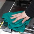 thumbnail image 4 of Arkwright Huck Weave Cleaning Cloths (Bulk Case of 120), 16x26 , Multi-Purpose, Absorbent, 100% Cotton, Green, 4 of 8