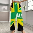 thumbnail image 2 of Jamaican, Jamaica Women's Pajamas Pajama Pants Women's Sleepwear Lounge Sleep Bottoms Stretch with Pockets, 2 of 7