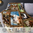 thumbnail image 4 of Kainsy Paready Cute Cow Blanket Cow Throw Blanket Decor for Bedroom Living Room Gifts for Girl Women Wife Birthday Soft Warm Farm Animal Cow Blanket for Bed Sofa Couch Camping-(30"x40"), 4 of 7