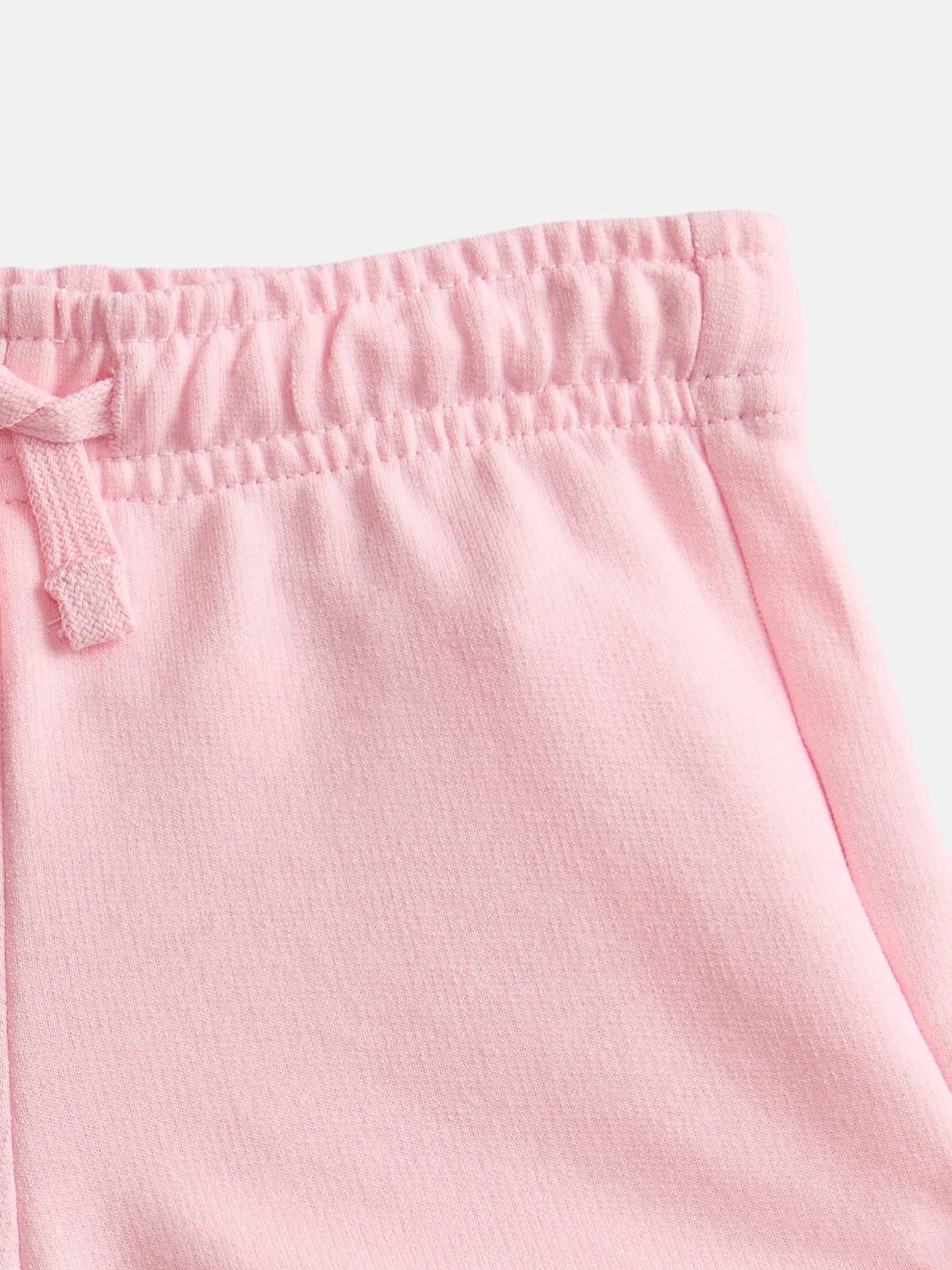 Wonder Nation Toddler Girls Dolphin Hem Solid Shorts, Sizes 18M-5T
