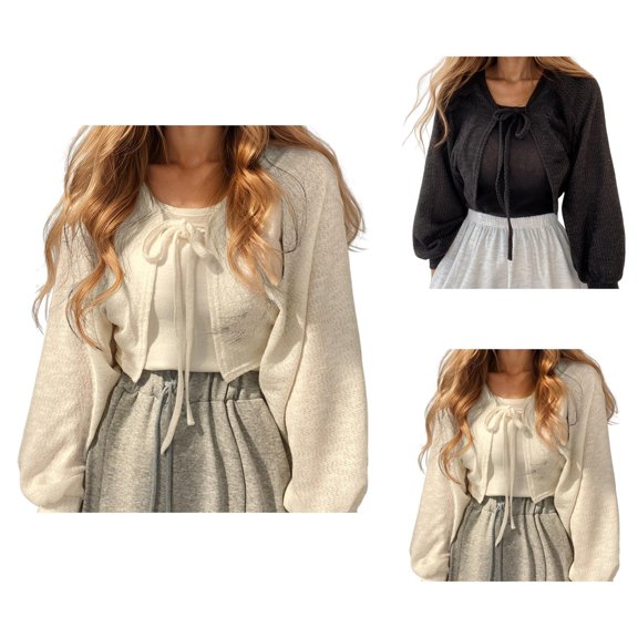 Women's Casual Long Sleeve Cardigan For Everyday Wear Outfits Versatile Solid Color Knit Sweater Comfortable Lightweight Layering Piece Cardigan Sweaters for Women