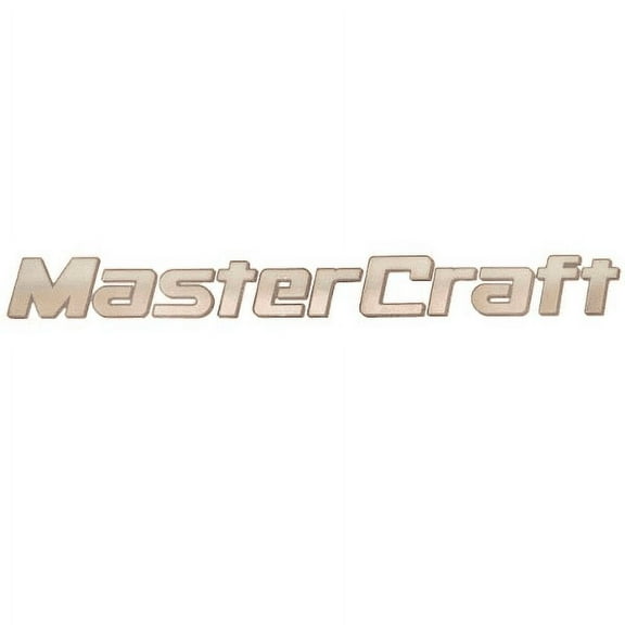 MasterCraft Boat Raised Decal 7506302 | 51 3/4 x 5 1/4 Inch Bronze