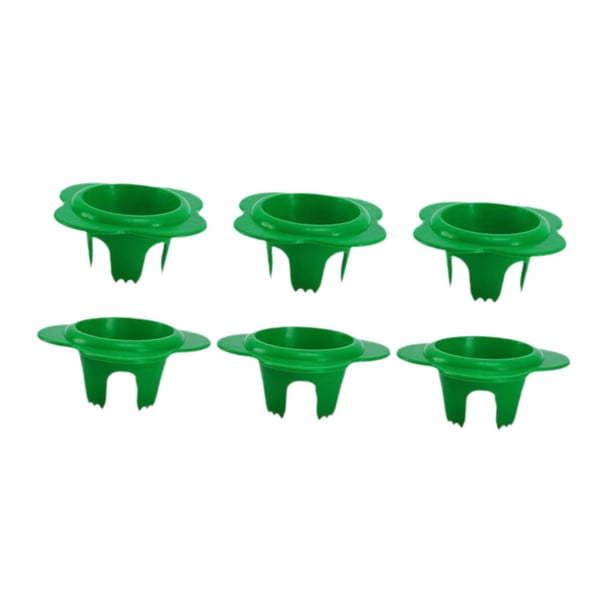 Protector de repuesto compacto y resistente con forma de flor para aspersor de césped, de 15 cm (6 pulgadas), para sistema de riego de jardín exterior. 6 piezas