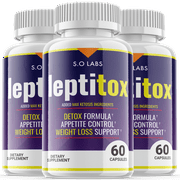 (3 Pack) Leptitox - Pills for Weight Loss - Energy Boosting Dietary Supplements for Weight Management and Metabolism - Advanced Ketogenic Ketones - 180 Capsules