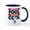 White/Navy Inside, variant on CafePress - Vote Joe Cool Mugs - 11 oz Ceramic Mug - Novelty Coffee Tea Cup