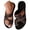 Gold1, variant on Casual Style Mesh Toe-Loop Slide Sandals Non-slip Soft Sole Shoes Breathable Summer Footwear Red2 36