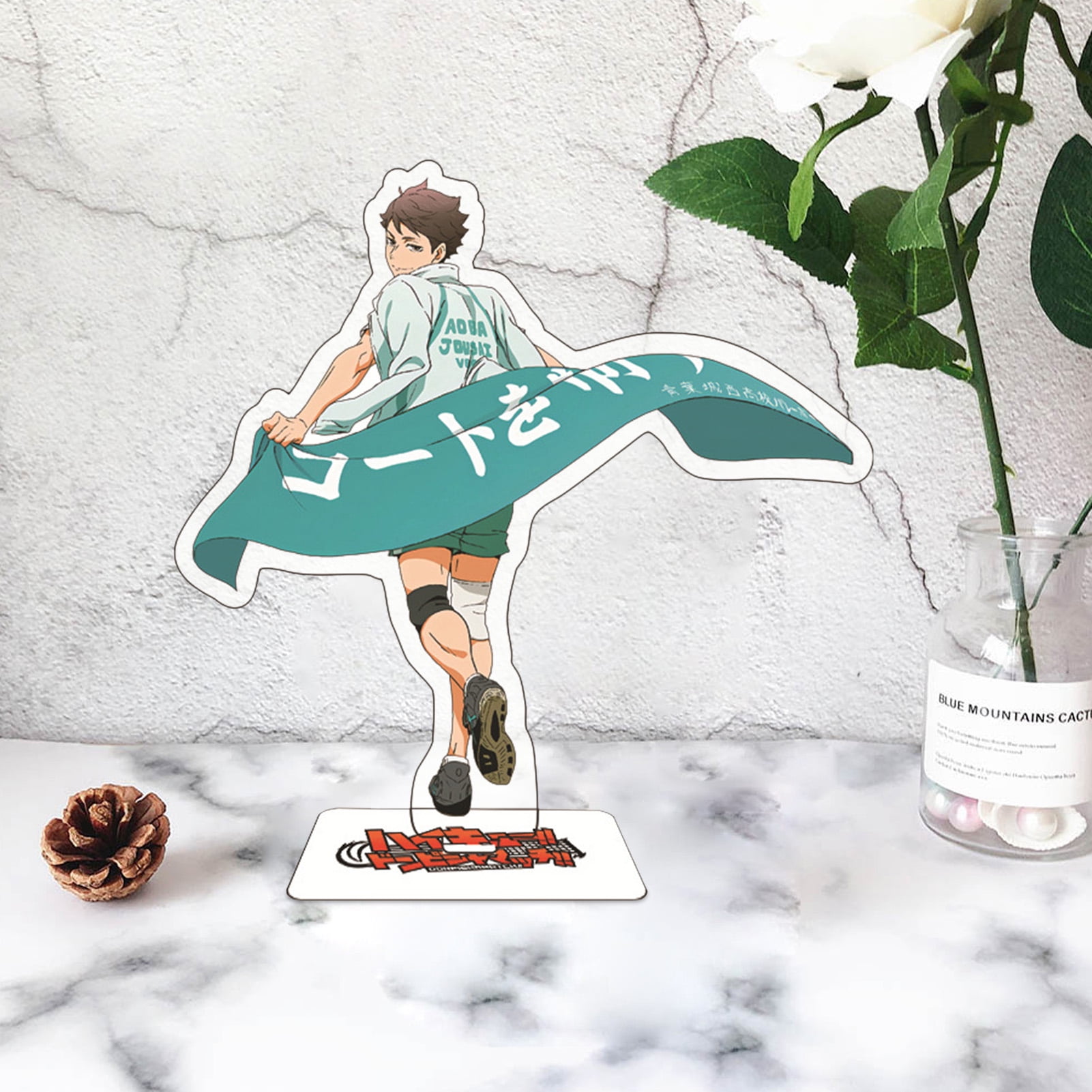 Anime Acrylic Stand Action Figure Toy Haikyuu!!! Wiki Combination Group PVC  Acrylic Desktop Stand Model