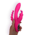 thumbnail image 2 of V For Vibes Triple Rabbit Vibrator Ambrosia - Pink, 2 of 4