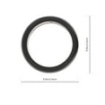 thumbnail image 3 of 4pcs Dedo Anillo Protector Deporte Silicona Anillos de Dedos Flexibles Joyería al aire libre (Negro), 3 of 5