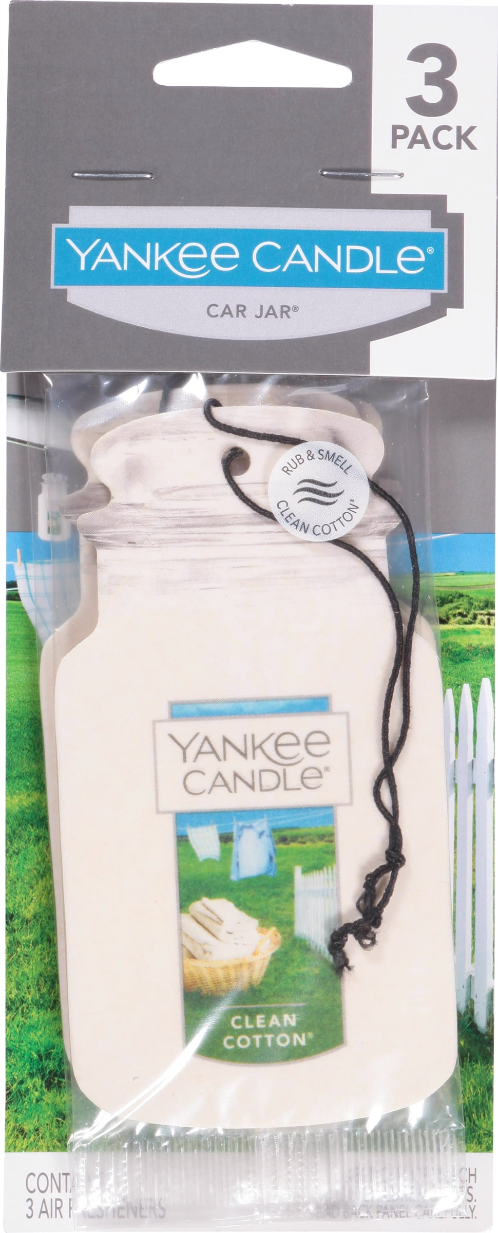 Yankee Candle Co Cln Cottn Car Air Freshener 1114305