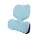 thumbnail image 1 of Almohada de soporte lumbar, cojín de espalda, almohada de soporte lumbar, cojín de espalda de espuma viscoelástica Azul claro, 1 of 8