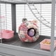thumbnail image 4 of Hamaca para loros | Nido colgante de algodón de felpa para pájaros pequeños | Resistente al frío y al calor en invierno | Diseño tejido a mano | Instalación suave y segura en la jaula, 4 of 6