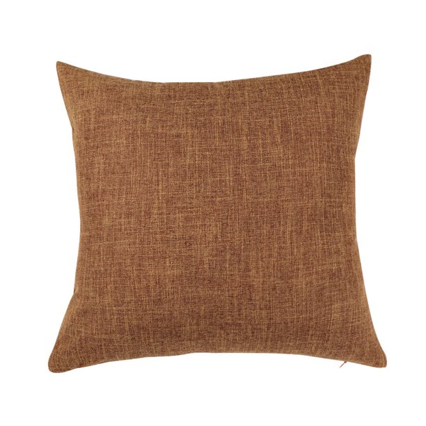 Lino Almohada Fundas Sólido Blanco Algodón Forrado Cojín Cubierta Decorativo Cuadrado Funda Almohadas para Sillón Sofa Cama naranja Unique Bargains Almohada Funda