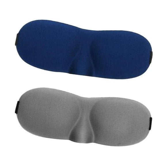 2 uds Sombra de ojos suave Fernando Sombra de ojos para dormir con correa ajustable Lavable