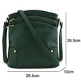 thumbnail image 2 of Bolso pequeño retro, bolso de hombro para mujer, bolso cruzado informal de moda simple para mujer, verde, 2 of 5