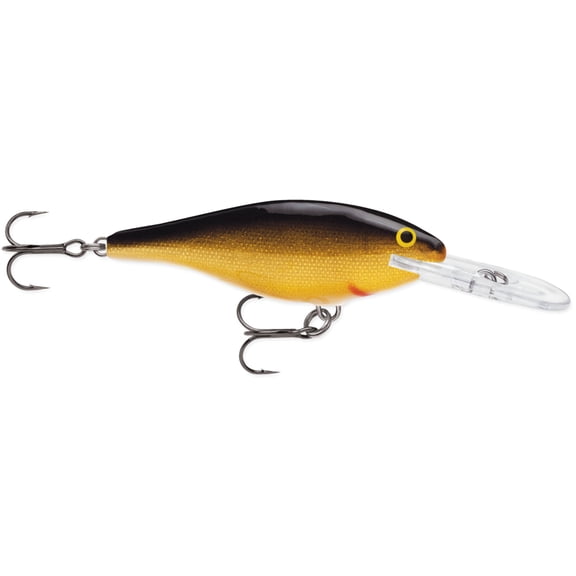 Rapala Shad Rap 06, Fishing Lure, Gold