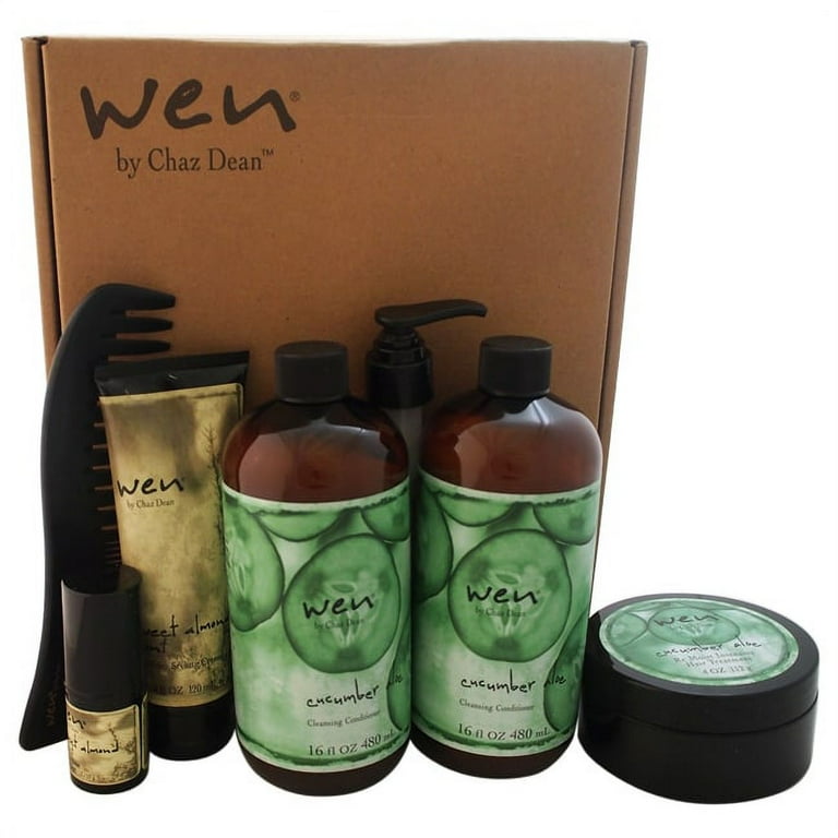 Chaz Dean Wen Hair Care Deluxe Kit, Cucumber Aloe, 6 Ct - Walmart.com