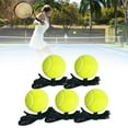 thumbnail image 4 of 5Pcs Professional Tennis Balls Beginner Training Balls with Elastic String Practice & Tennis Trainer Replacement Tool, 4 of 10