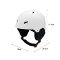 thumbnail image 3 of Casco de esquí Casco de monopatín Casco deportivo transpirable para en monopatín XS, 3 of 8
