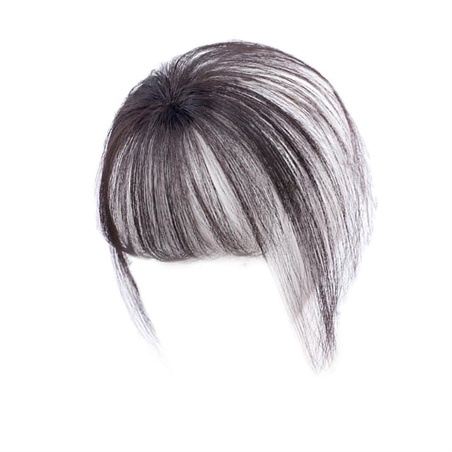 Vogacara Flequillo de aire, postizos finos y sin costuras, sin rastro, resistentes al calor, accesorios de peinado con flecos para mujer, para Type7 NO7