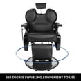 thumbnail image 2 of GoDecor Heavy Duty Barber Chair Salon Equipment, for Hair Stylist, Black, 2 of 8