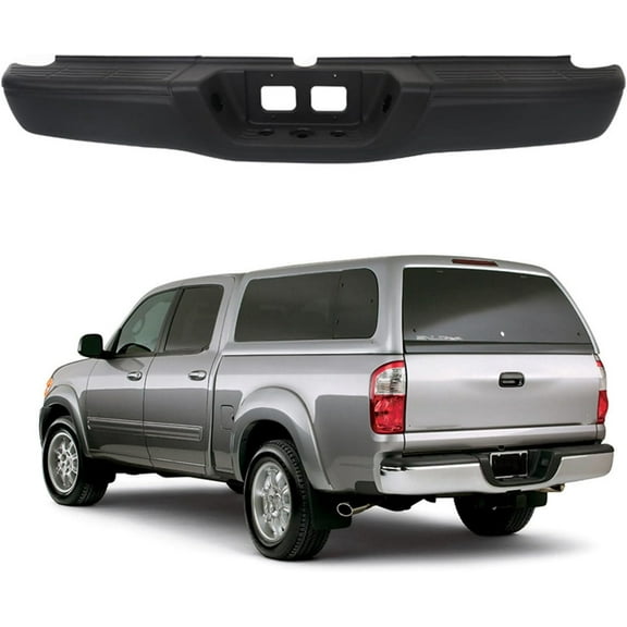 LABLT Steel Rear Step Bumper Assembly Replacement for Toyota Tundra 2000-2006 TO1103108