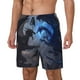 thumbnail image 1 of Fotbe Black And Blue Lightning Dragon Traje de Baño para Hombre – Shorts de Natación de Secado Rápido con Forro y Bolsillos-X-Large, 1 of 6