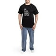 thumbnail image 5 of CafePress - Eat Sleep Hockey Repeat Pajamas - Men's Dark Loose Fit Cotton Pajama Set, 5 of 7