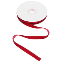 TEHAUX Red Wrapping Ribbon Roll, Glossy and Present Ribbon for Crafts, Decorations, and Packaging