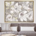 thumbnail image 3 of Beige And Brown Blossiming Flowers - Farmhouse Framed Canvas, 3 of 3