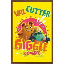 Disney Monsters at Work - Giggle Wall Poster, 14.725" x 22.375", Framed