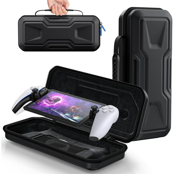 Carrying Case for PS Portal, Protective Hard Shell Portable Travel Carry Handbag Full Protective Case Accessories-Black
