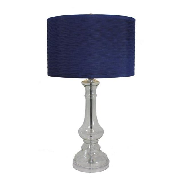 Urban Designs 1382668 28 in. Angelina Tall Glass Table Lamp