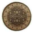 thumbnail image 3 of Surya Heirloom Wool Area Rug HLM-6001 Brown Vines Leaves 5' x 8' Rectangle, 3 of 4