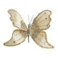 thumbnail image 4 of Kuntesetty Butterfly Clip Christmas Ornament Decoration Indoor Home Glitter Decorative Gold, 4 of 9