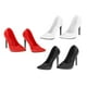 thumbnail image 2 of Zapatos de tacón alto de aguja con punta puntiaguda para mujer, a escala 1/6 Blanco3, 2 of 9