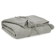 Signature Design by Ashley Kassidy Farmhouse Throw, Gray