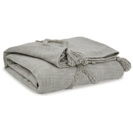 Signature Design by Ashley Kassidy Farmhouse Throw, Gray