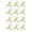 Gold, variant on 12Pcs Golden Wheat Ear Pearl Napkin Rings, Gold Napkin Rings Metal Wheat Ear Pearl Shaped Napkin Rings Set of 12 Suitable for Wedding Table Decoration, 12X Napkin Rings