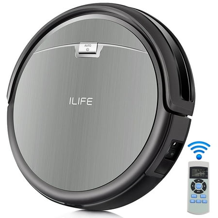 ILIFE A4S Robotic Vacuum Cleaner, Cordless Sweeping Cleaning Machine Self-recharging HEPA Filter Remote Control (Roomba 562 Best Price)
